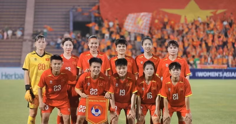 The Vietnamese women's team (Photo: VNA)