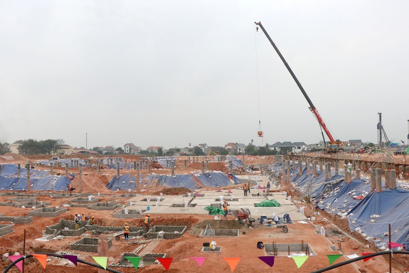 Construction items at Gia Binh International Airport are being accelerated. (Photo: AN TRAN)