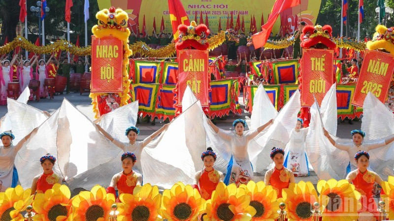 The 2025 World Police Music Festival in Vietnam. (Photo: nhandan.vn)