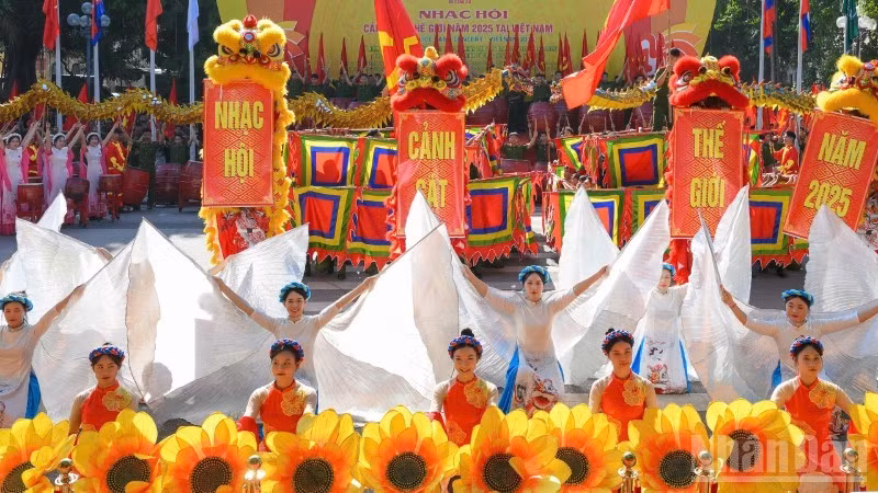 The 2025 World Police Music Festival in Vietnam. (Photo: nhandan.vn)