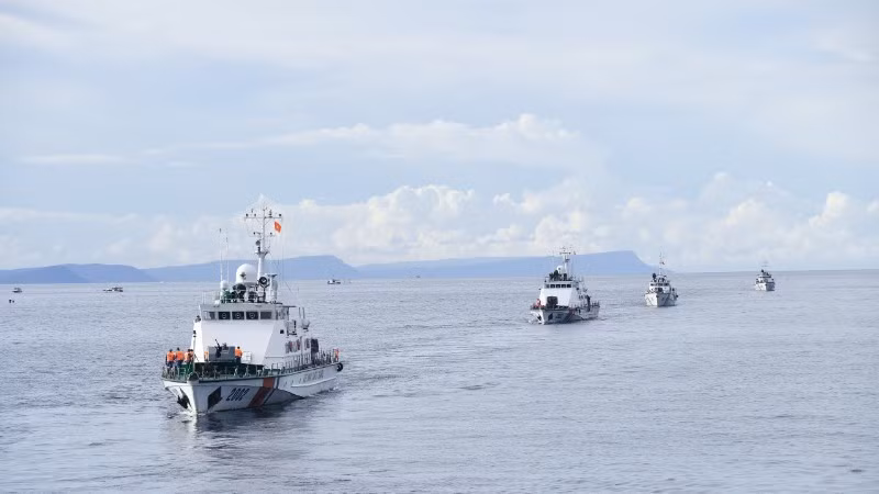 Coast Guard vessels stand ready to carry out missions in any situation when ordered