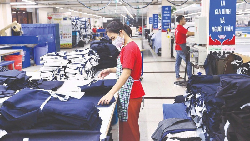 Production of export goods at May 10 Corporation. (Photo: DANG ANH)