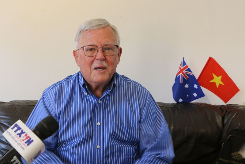 Australian Prof. Carl Thayer from the Australian Defence Force Academy at the University of New South Wales. (Photo: VNA)