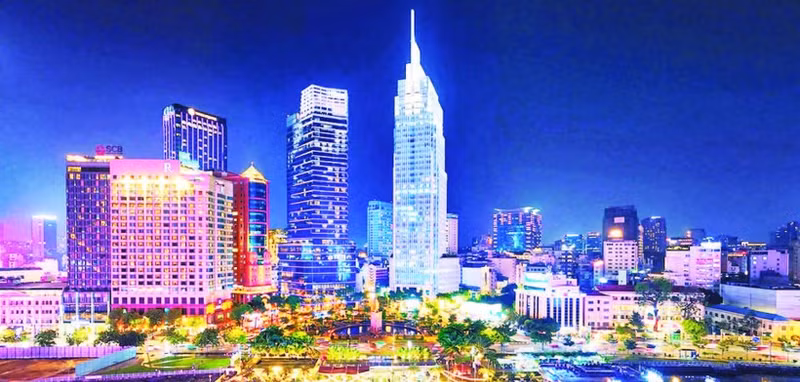 An overview of the centre of Ho Chi Minh City. (Photo: TAT DAT)