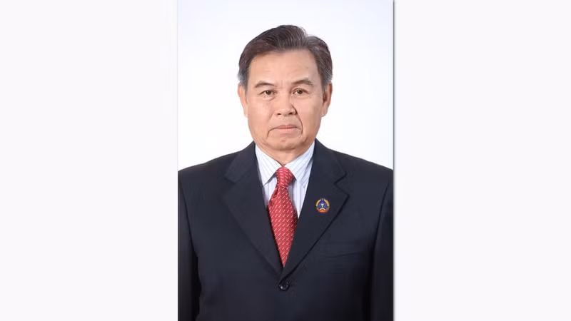 Politburo member and President of the National Assembly of Laos Xaysomphone Phomvihane passes away on August 8 at the age of 70. (Photo: Vietnamese Ministry of Foreign Affairs)