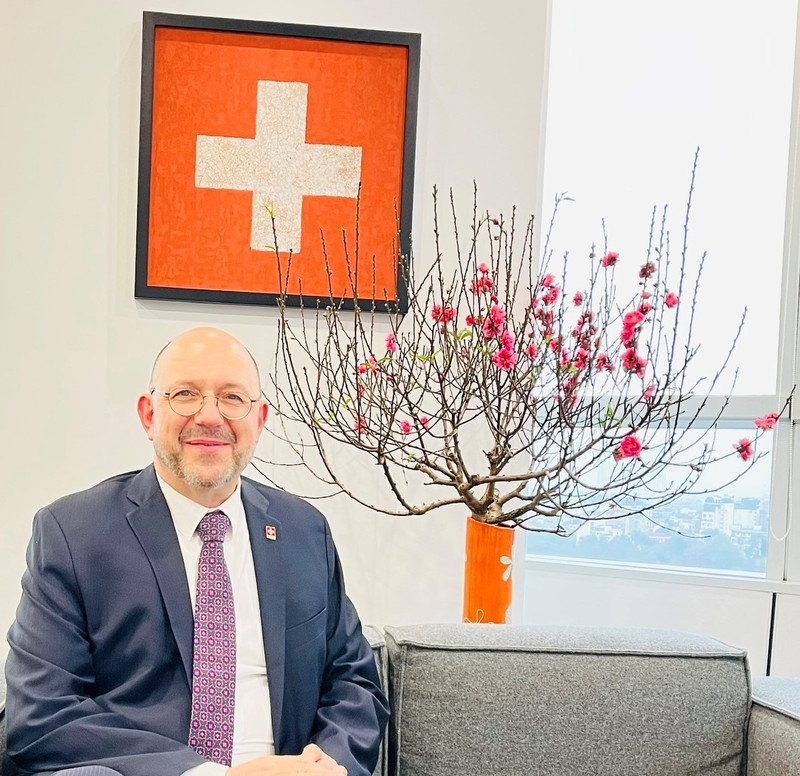 Ambassadors of Switzerland to Viet Nam Thomas Gass said that bilateral ties are entering 2026 with renewed momentum after major upgrades in 2025. (Photo: The Embassy of Switzerland in Viet Nam)