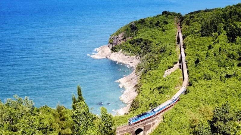 The Reunification Express passes through Hai Van Pass, which lies between Hue and Da Nang. (Photo: Lonely Planet)