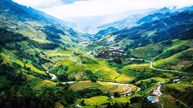 Mu Cang Chai terraced fields, Lao Cai. (Photo: THANH DAT)