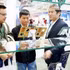 Semiconductor chips displayed at a smart electronics equipment exhibition. (Photo: NAM ANH)