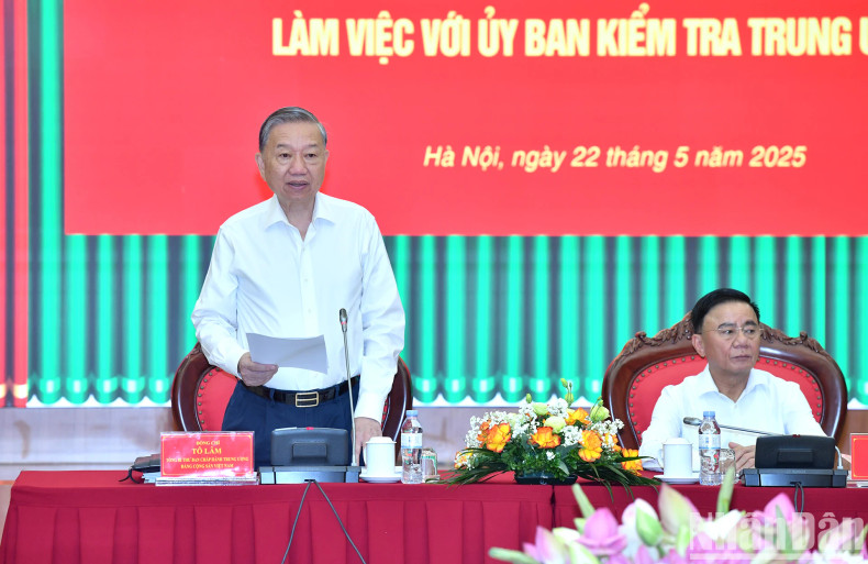 In Pictures: Party chief works with Party Central Committee’s Inspection Commission ảnh 4 In Pictures: Party chief works with Party Central Committee’s Inspection Commission ảnh 4
