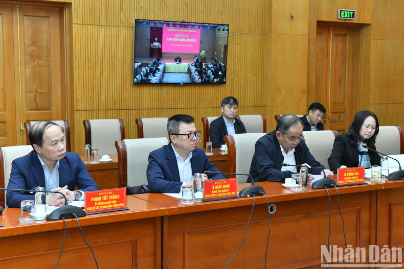 [In Pictures] Central Party Agencies' Party Committee convenes second meeting ảnh 3