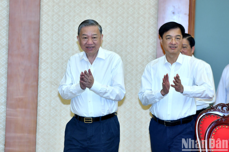 In Pictures: Party chief works with Party Central Committee’s Inspection Commission ảnh 1 In Pictures: Party chief works with Party Central Committee’s Inspection Commission ảnh 1