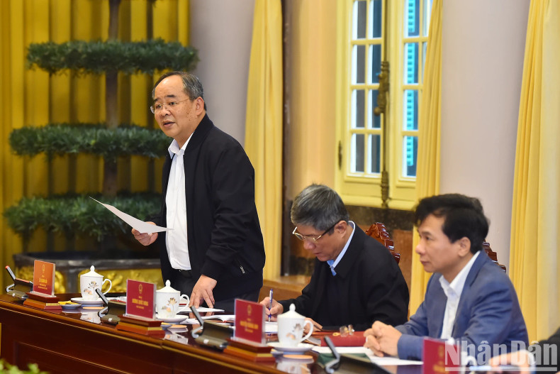[In Pictures] State President works with Ministry of Foreign Affairs ảnh 2