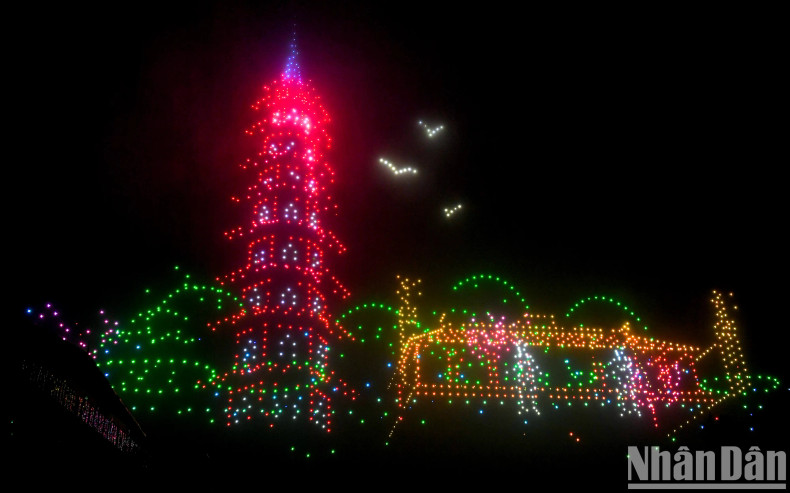 The drone performance is among the largest in Southeast Asia and is anticipated to provide the public with a never-before-seen dazzling display during the Lunar New Year holiday.