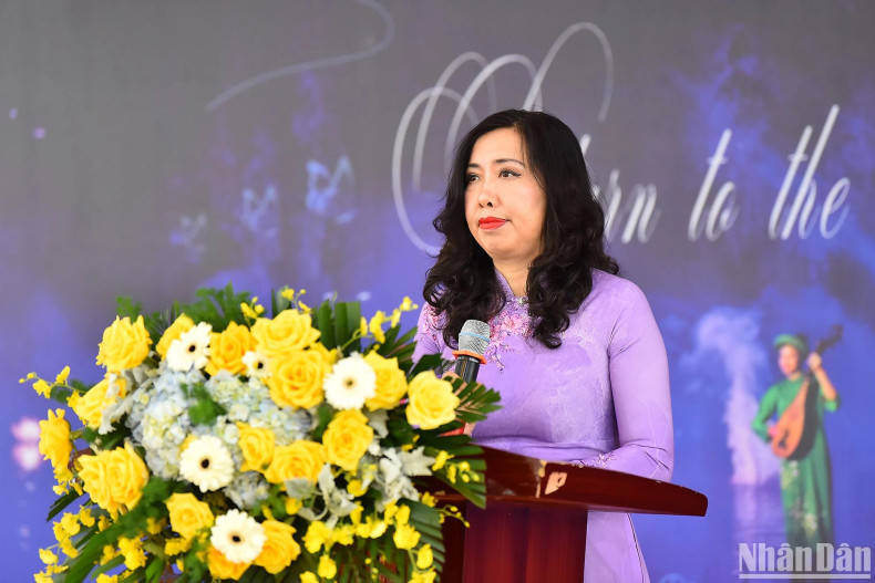 Deputy Foreign Minister Le Thi Thu Hang delivers the opening speech. Deputy Foreign Minister Le Thi Thu Hang delivers the opening speech.
