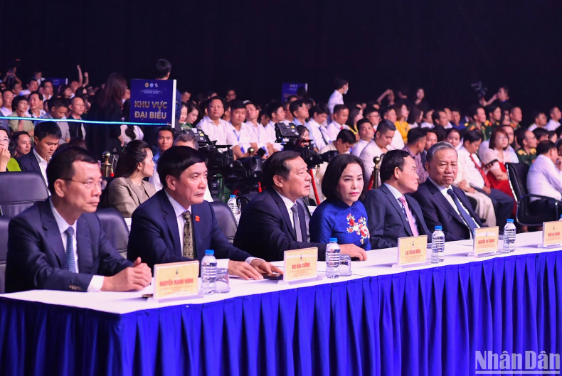 President To Lam delivers a keynote speech at the event.