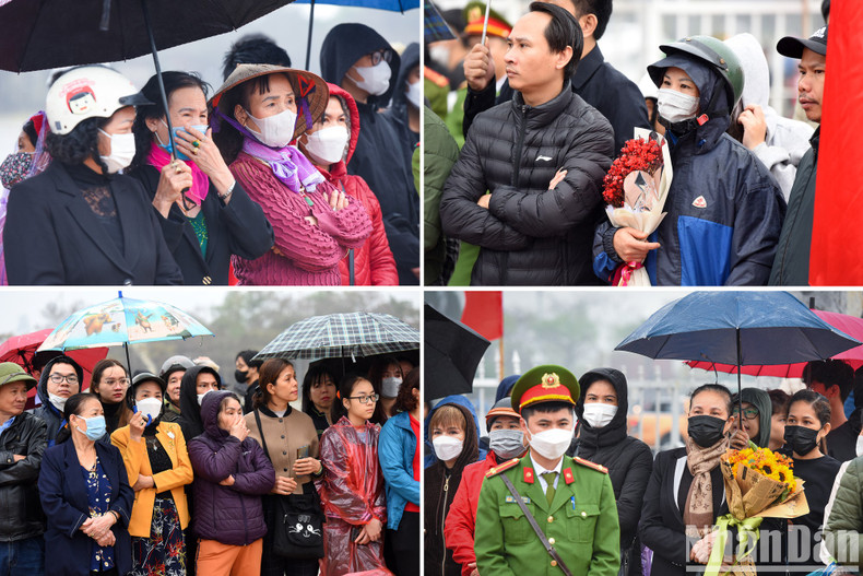 Present at the see-off ceremony were hundreds of relatives of the newly-recruited soldiers. Present at the see-off ceremony were hundreds of relatives of the newly-recruited soldiers.