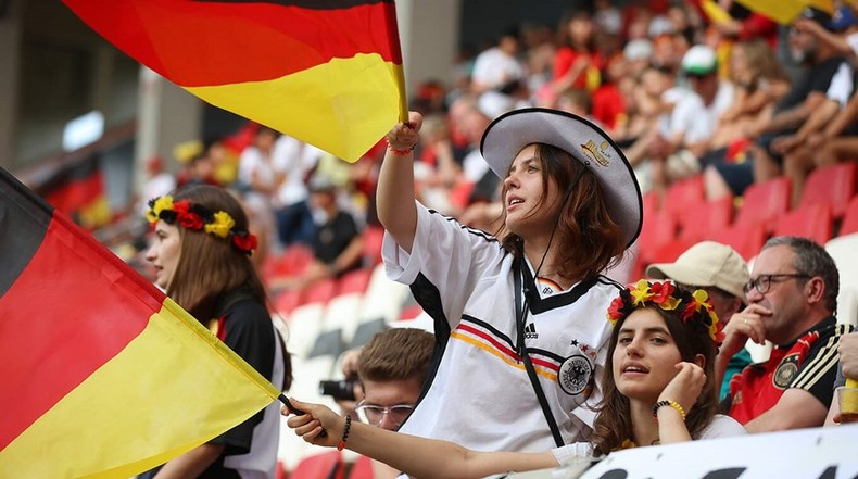 The match between the two teams received great attention from German fans. (Source: DFB) The match between the two teams received great attention from German fans. (Source: DFB)