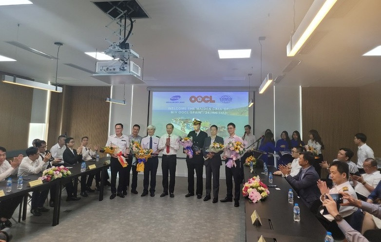 At the welcome ceremony