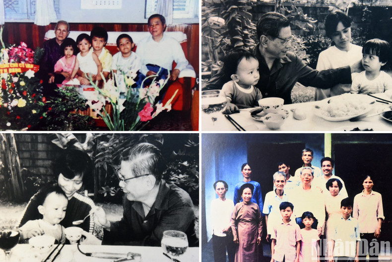 Photos of General Secretary Nguyen Van Linh with his family