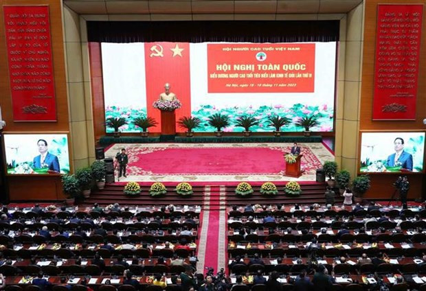 Prime Minister Pham Minh Chinh addresses the conference. (Photo: VNA)