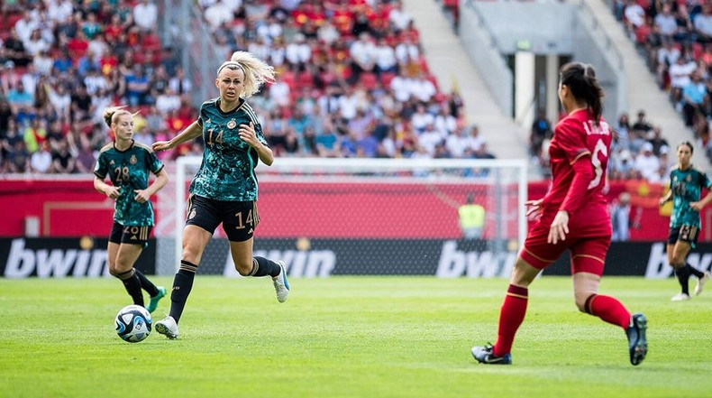 Even the Vietnamese team should have had an equalizer if the shot had been more accurate. (Source: DFB) Even the Vietnamese team should have had an equalizer if the shot had been more accurate. (Source: DFB)