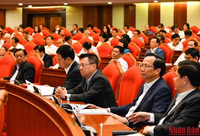 Delegates attend the conference. Delegates attend the conference.