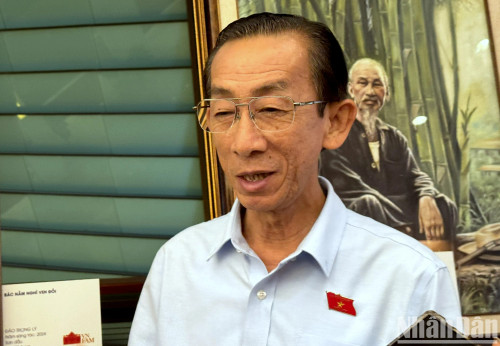 Associate Professor, Dr Tran Hoang Ngan, NA deputy of the Ho Chi Minh City NA Delegation (Photo: NDO)