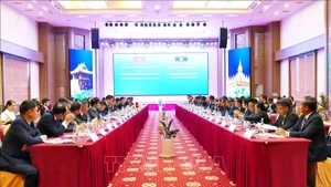 An overview of the 34th Annual Meeting between the Viet Nam–Laos Border Delegations. (Photo: VNA)