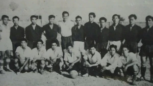 Image of the Hai Phong football team during a friendly match with sailors aboard the French Warship Dumont d’Urville. (Source: file photo)