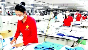 A workshop of Ha Quang Garment Factory.
