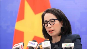 Spokeswoman of the Ministry of Foreign Affairs Pham Thu Hang (Photo: VNA)
