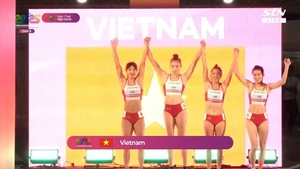 Vietnamese athletes at the Asian Athletics Championships (Photo: Vietnam Athletics Federation)
