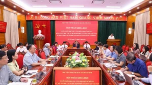 Overview of the scientific seminar “Declaration of Independence – Historical Document Opening the Era of Independence, Freedom, and Happiness of the Vietnamese Nation”. (Photo: NDO)