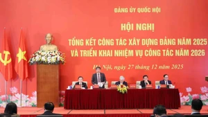 The conference reviewing Party-building work in 2025 and outlining tasks for 2026. (Photo: VNA)