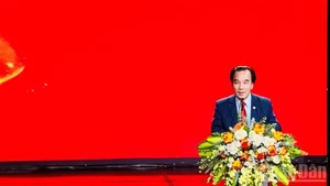 Dr. Ngo Sach Thuc, Member of the Presidium of the Viet Nam Fatherland Front Central Committee, Chairman of the Viet Nam Relief Association for Handicapped Children. (Photo: HNV)