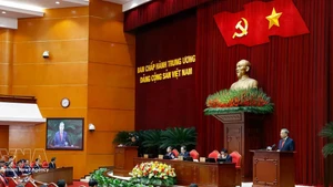 The second meeting of the 14th Party Central Committee opens in Ha Noi on March 23. (Photo: VNA)
