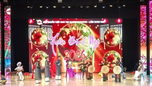 At the Tet celebration of the Vietnamese community in Upha, Russia. (Photo: VNA)