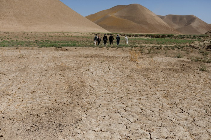 A parched field is pictured in Balkh province, Afghanistan, August 4, 2023. (File Photo: Reuters)