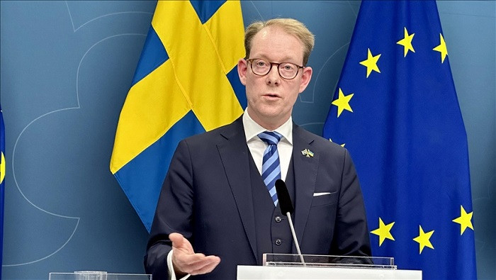 Swedish Foreign Minister Tobias Billstrom. (Photo: Anadolu Agency) 