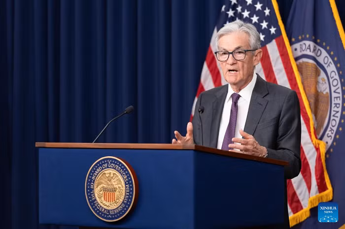 U.S. Federal Reserve Chair Jerome Powell attends a press conference in Washington, D.C., the United States, on March 19, 2025. The U.S. Federal Reserve on Wednesday left target range for the federal funds rate unchanged at 4.25 percent to 4.5 percent. (Photo: Xinhua)