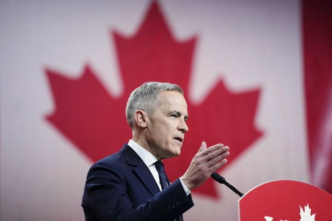 The ruling Liberal Party of Canada announced Sunday that former Bank of Canada Governor Mark Carney will take over as the party's new leader. Carney is set to succeed Justin Trudeau as prime minister and form a new government.