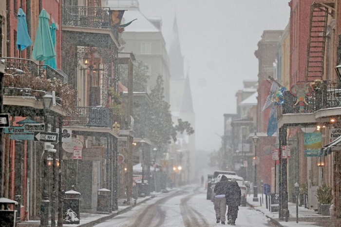 Last week's historic Gulf Coast snowstorm helped lock down a rarity in the United States as all 50 states have already seen accumulating snow this winter.