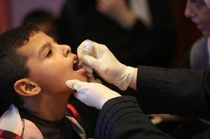 The UN agency for Palestine refugees said on Monday that it has vaccinated more than 454,000 children against poliovirus in the Gaza Strip over the past two days. (Image for Illustration) 