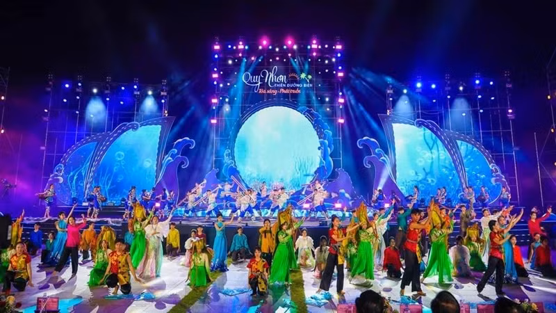 An art performance at the event.