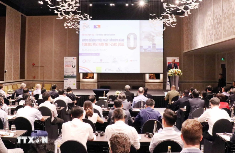Participants at the workshop entitled "Toward Vietnam net-zero goal" held in Ho Chi Minh City on June 6. (Photo: VNA)