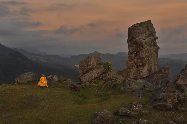 ‘Thien Đinh’ (Mediatation) – a photo sent to compete at the 1st photo contest ‘Buddhism in Life’ in 2020.
