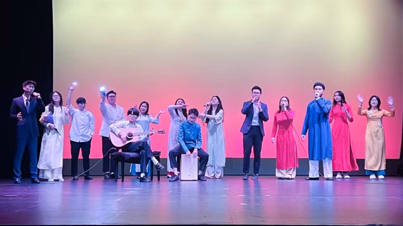 A performance at the Vietnam Culture Day 2024, recently held in Wellington capital city of New Zealand. 