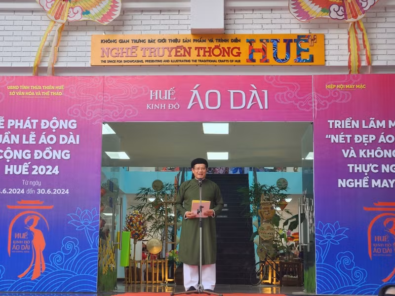 2024 Hue Community Ao Dai Week launched (Photo: VNA)