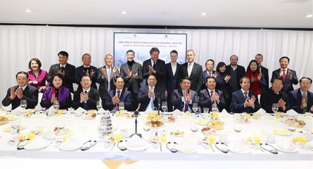 At the seminar in Davos on January 17. (Photo: VNA)